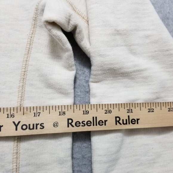 Old Navy Sweater Mens Small Ivory Long Sleeve Pullover‎ Pockets - Picture 9 of 9